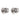 Art Deco style diamond platinum studs