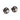Victorian old mine cut diamond rose gold silver enamel stud earrings Earrings Jack Weir & Sons