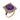 Vintage 6.86 carat amethyst diamond 14k yellow gold cocktail ring Rings Jack Weir & Sons
