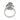 Vintage Tahitian pearl diamond platinum cluster ring Ring Jack Weir & Sons