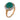 Edwardian turquoise diamond two tone cluster ring Ring Jack Weir & Sons
