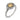 Art Deco style fancy yellow brown diamond platinum engagement ring Ring Jack Weir & Sons