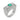 Retro emerald diamond platinum tank ring Ring Jack Weir & Sons