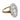 Edwardian old cut diamond platinum 18k yellow gold navette ring Ring Jack Weir & Sons