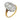 Edwardian old cut diamond platinum 18k yellow gold navette ring Ring Jack Weir & Sons