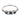 Art Deco style sapphire diamond platinum band ring