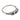 Art Deco style sapphire diamond platinum band ring