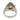 Vintage GIA 3.10 carat no heat sapphire diamond 14k white gold cluster ring Ring Jack Weir & Sons