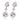 Bvlgari GIA 12.94 carat total weight diamond platinum cocktail earrings Earrings Bvlgari