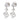 Bvlgari GIA 12.94 carat total weight diamond platinum cocktail earrings Earrings Bvlgari