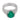 Vintage 3.21 carat emerald diamond 18k white gold ring Rings Jack Weir & Sons