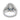 GIA 1.51 carat old mine cut diamond sapphire 18k white gold ring Ring Jack Weir & Sons