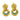 Victorian turquoise 15k yellow gold earrings Earrings Jack Weir & Sons