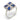 Art deco sapphire diamond 18k white gold ring Ring Jack Weir & Sons