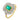 Edwardian emerald diamond 18k yellow gold ring Ring Jack Weir & Sons