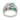 Art Deco emerald diamond platinum Toi Et Moi ring Ring Jack Weir & Sons
