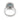 GIA 2.20 carat no heat greenish-blue sapphire diamond halo ring Ring Jack Weir & Sons