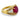 Vintage AGL 3.43 carat Burma no heat ruby diamond 18k yellow gold ring Rings Jack Weir & Sons