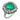 Art Deco style GIA 6.16 carat emerald diamond platinum cluster ring