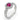 Vintage ruby diamond platinum cluster ring Ring Jack Weir & Sons