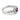Vintage ruby diamond platinum cluster ring Ring Jack Weir & Sons