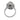 Vintage GIA diamond platinum ballerina cluster pendant ring Ring Jack Weir & Sons