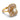 Vintage round brilliant cut diamond ballerina 14k yellow gold cluster ring Ring Jack Weir & Sons