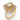 Vintage round brilliant cut diamond ballerina 14k yellow gold cluster ring Ring Jack Weir & Sons
