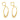 Contemporary 3.25 carat diamond 14k yellow gold hoop earrings Earrings Jack Weir & Sons