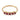 Vintage ruby diamond 18k yellow gold band Ring Jack Weir & Sons