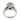 Retro diamond 18k white gold cluster ring Ring Jack Weir & Sons