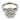 Retro diamond 18k white gold cluster ring Ring Jack Weir & Sons