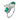 Mid Century GIA 1.98 marquise cut diamond emerald platinum ring Rings Jack Weir & Sons