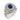 Art Deco sapphire diamond 18k white gold ring Ring Jack Weir & Sons