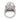 Vintage pearl diamond 18k white gold cocktail ring Rings Jack Weir & Sons