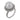 Vintage pearl diamond 18k white gold pave cocktail ring Ring Jack Weir & Sons