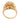 French GIA 1.10 carat old mine cut diamond 18k yellow gold cluster ring Rings Jack Weir & Sons