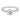 Vintage GIA 0.76 carat round brilliant cut diamond 14k white gold pave ring Ring Jack Weir & Sons