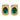 Vintage GIA 4.70 carat emerald 18k yellow gold hoop earrings Earrings Jack Weir & Sons