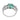 Art Deco inspired 1.97 carat emerald diamond platinum ring Rings Jack Weir & Sons
