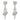 Contemporary 6.40 carat diamond emerald platinum cocktail earrings