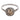 Art Deco style 1.13 carat old mine cut fancy color diamond platinum ring
