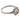 Art Deco style 1.13 carat old mine cut fancy color diamond platinum ring