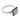 Art Deco inspired diamond onyx platinum square target ring Rings Jack Weir & Sons