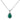 GIA 3.25 carat Colombian emerald diamond 18k white gold pendant necklace Necklaces Jack Weir & Sons