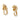 Vintage 6.00 carat diamond 18k yellow gold earrings Earrings Jack Weir & Sons