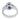 GIA 2.10 carat oval cut sapphire diamond platinum ring Rings Jack Weir & Sons