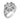 Mid Century French diamond 18k white gold cocktail ring Rings Jack Weir & Sons