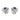 Mid Century GIA 3.00 carat no heat sapphire diamond 18k white gold earrings Earrings Jack Weir & Sons