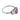 Vintage pink sapphire diamond platinum ring Rings Jack Weir & Sons